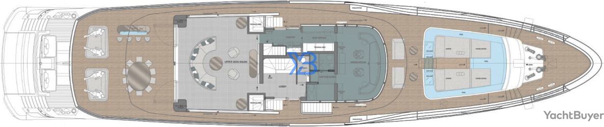 Upper Deck Mangusta Oceano 44