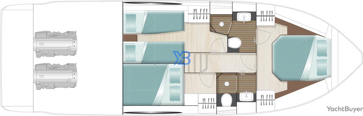 Lower Deck Sealine C390