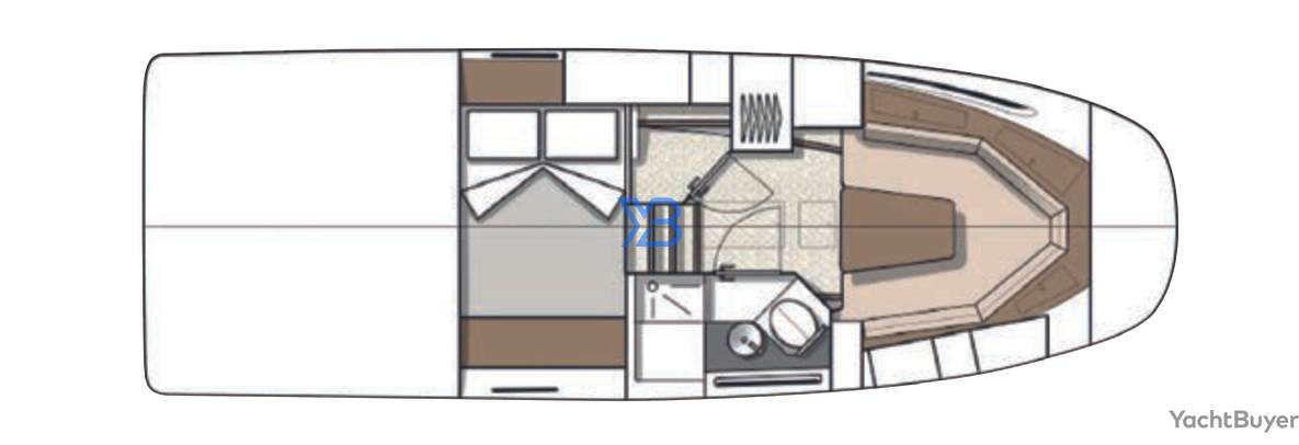 Lower Deck Beneteau Gran Turismo 32