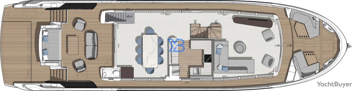 Main Deck Sunseeker Ocean 156