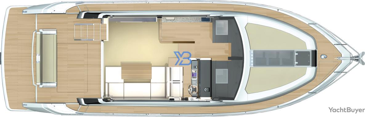 Main Deck Fairline Squadron 42