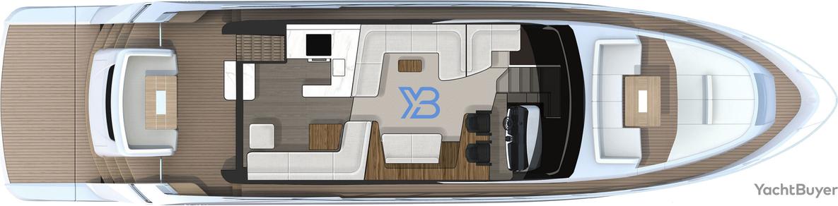 Main Deck Fairline Squadron 68