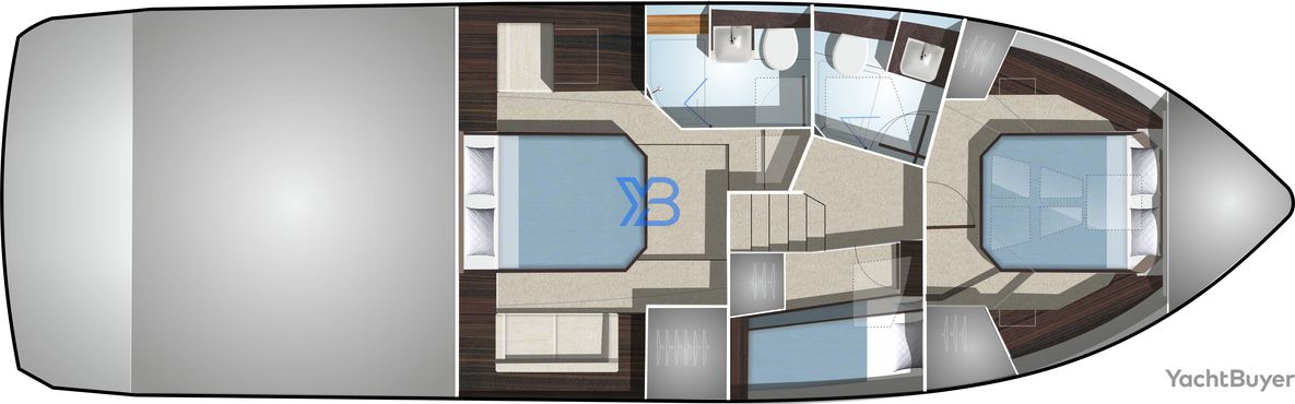 Lower Deck Galeon 470 Skydeck