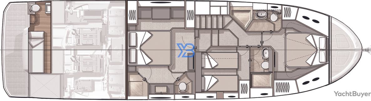 Lower Deck Beneteau Monte Carlo 6