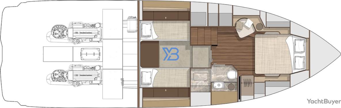 Lower Deck Cranchi A46 Luxury Tender