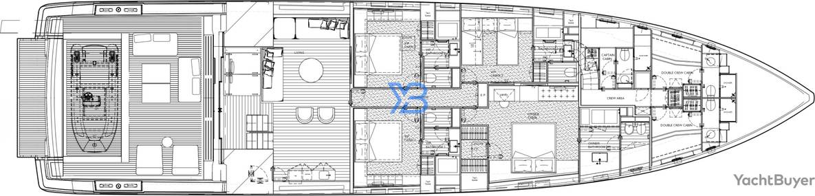 Lower Deck Sanlorenzo SP110