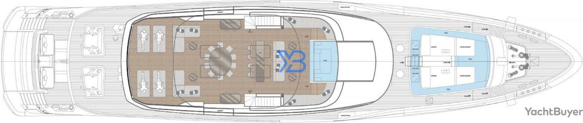 Sun Deck Mangusta Oceano 44