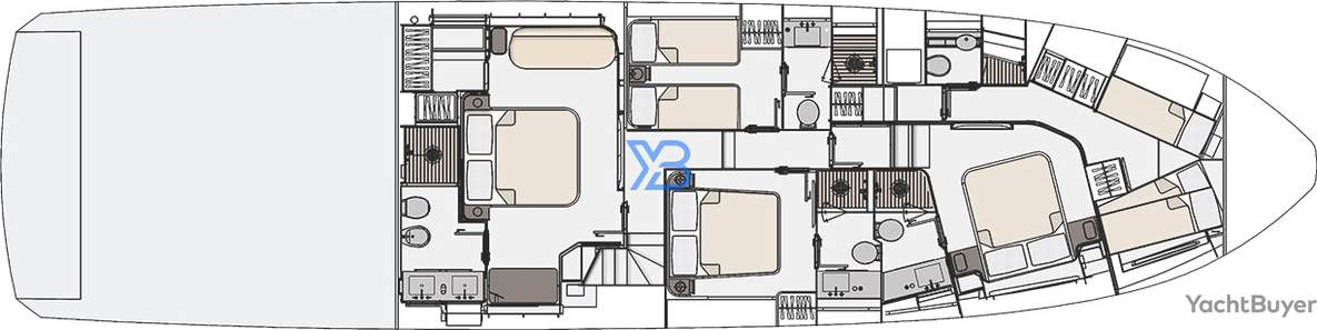 Lower Deck Azimut Fly 78