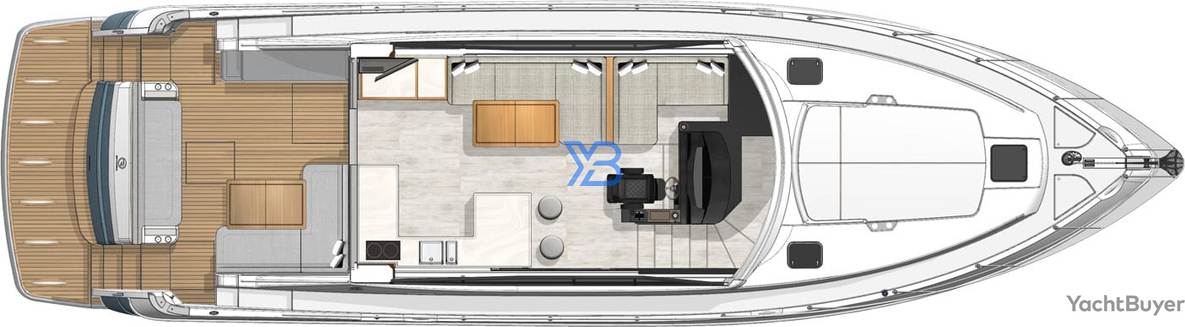 Main Deck Riviera 5400 Sport Yacht Platinum Edition