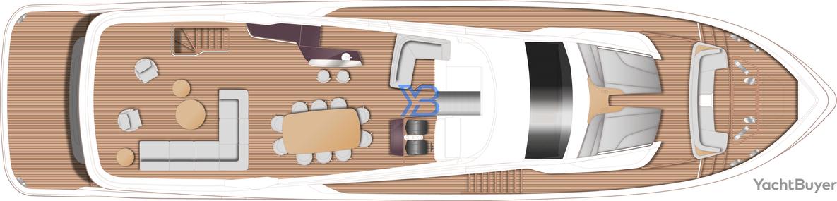 Flybridge Princess Y95