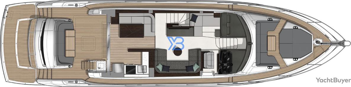 Main Deck Sunseeker Manhattan 68