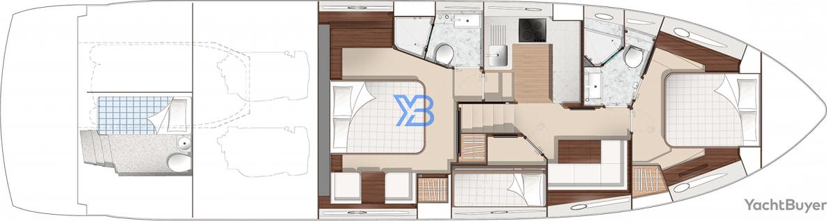 Lower Deck Sunseeker Predator 57