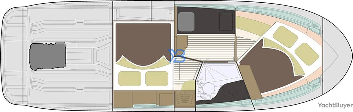 Lower Deck Marex 310 Sun Cruiser