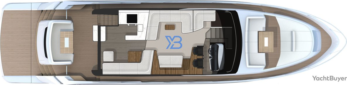 Main Deck Fairline Squadron 68