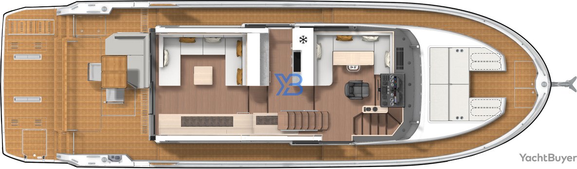 Main Deck Beneteau Swift Trawler 54