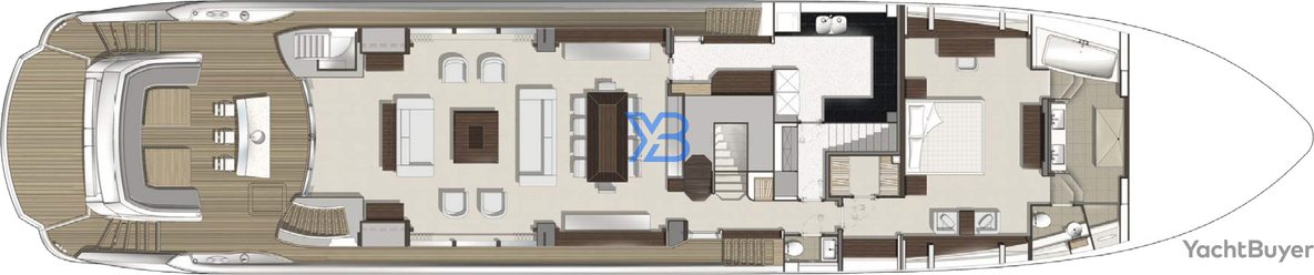 Main Deck Sunseeker 116 Yacht