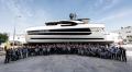 First 31m Lazzara UHV 100 Superyacht Launched With 225GT Volume and Wide-Beam Design