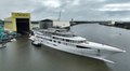 First Look: 146m Superyacht Project Defy by Lürssen Emerges for the First Time