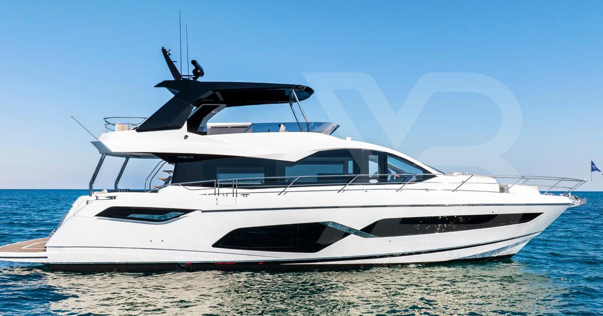  Marquet、YACHTS、海外版超希少レゾネ、新品額付 Sunseeker Manhattan 68 Yacht Makes Show Premiere at Genoa
