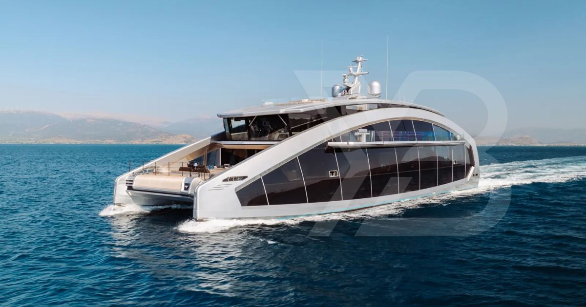 Radical 44m Tecnomar catamaran This Is It offered for sale for first ...
