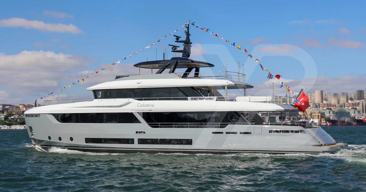 Mengi Yay Launches First Atlante Classic 35 Explorer Yacht Cabana