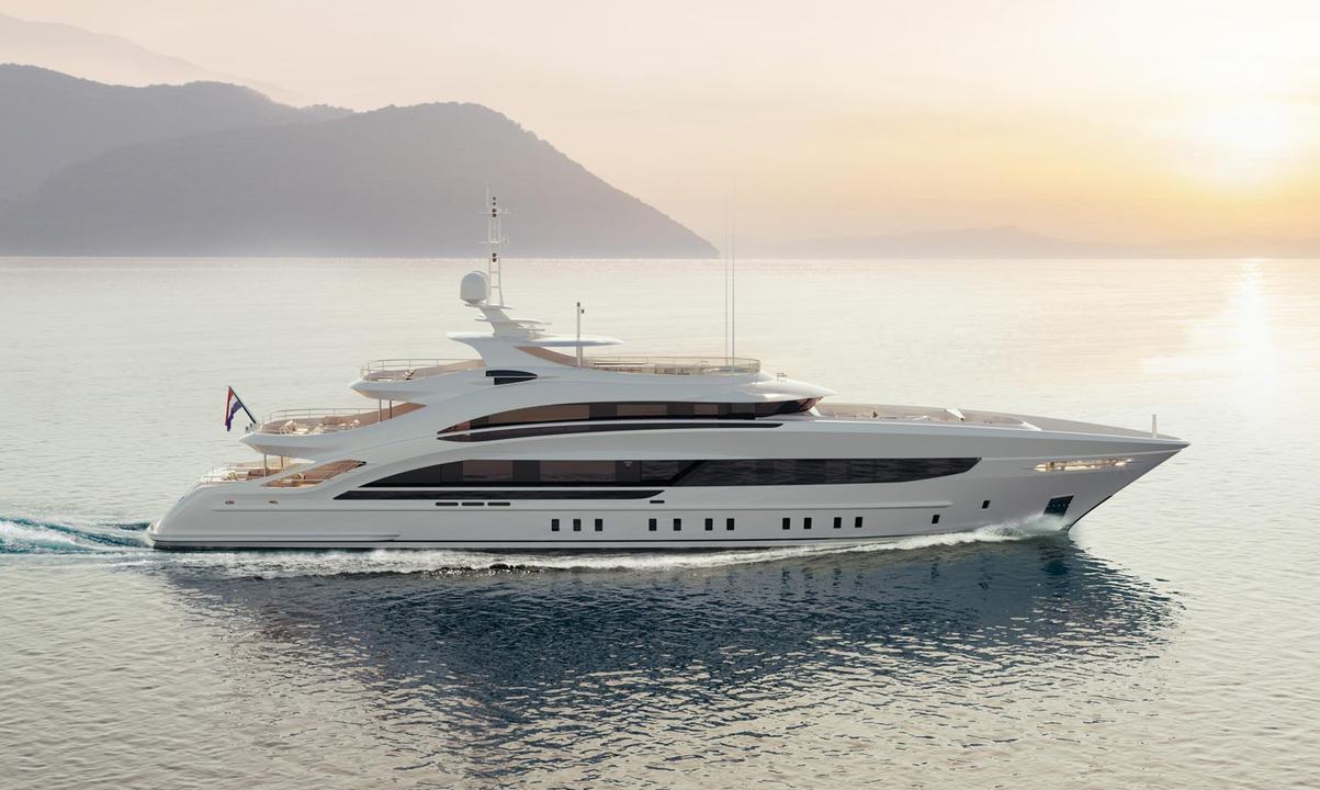 Heesen 50m Steel Displacement