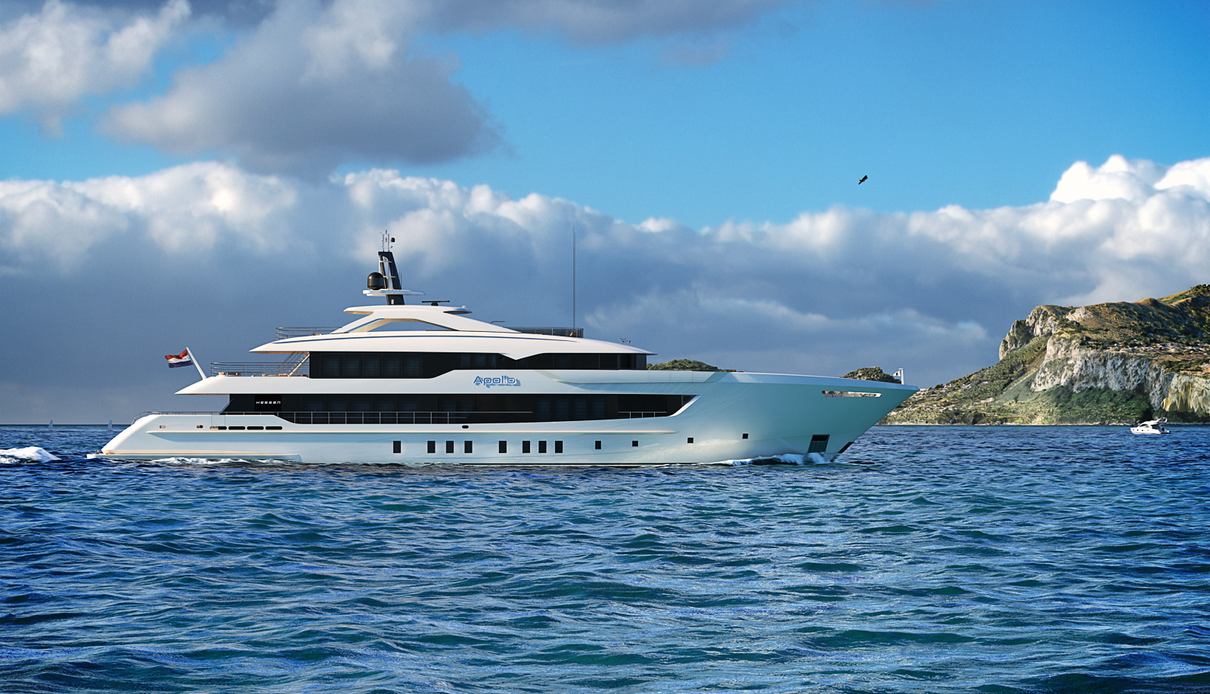 Iris Blue yacht, Heesen