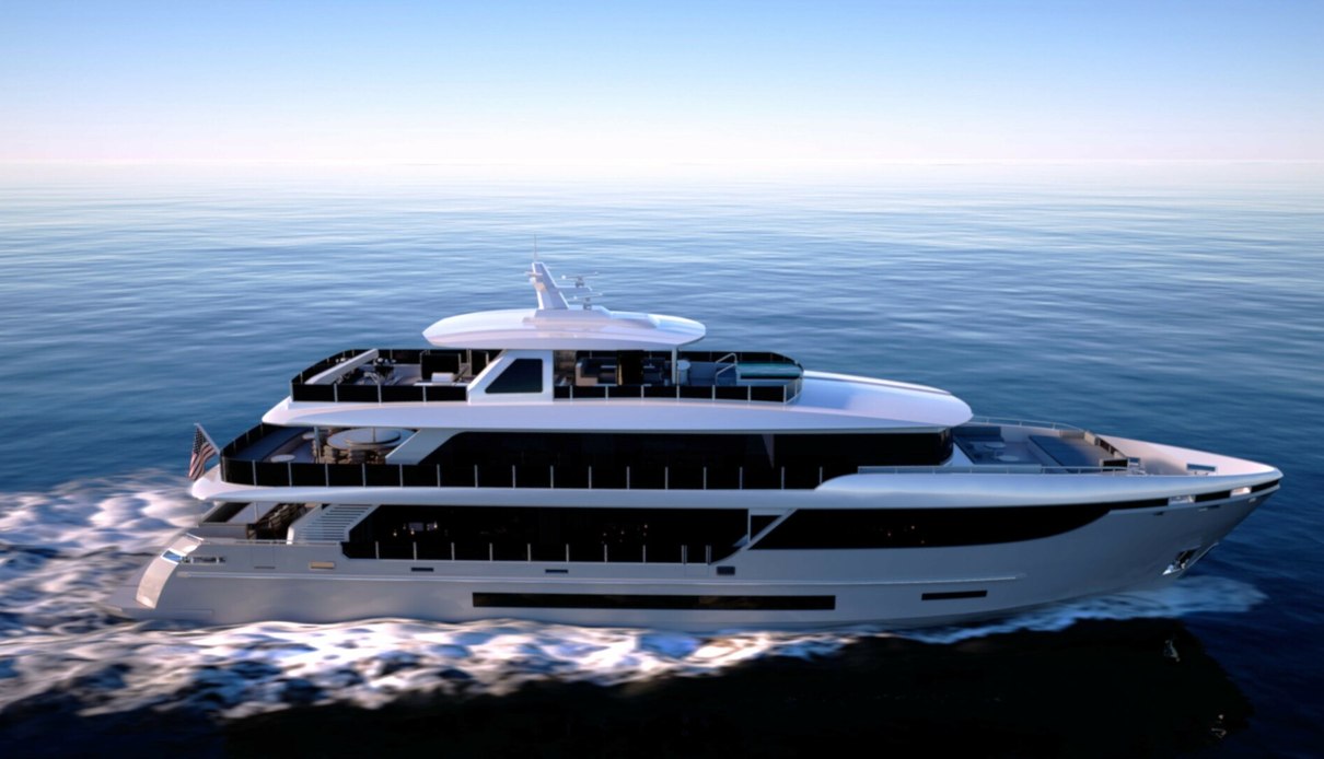 Project RF  ﻿ yacht, Hargrave Custom Yachts