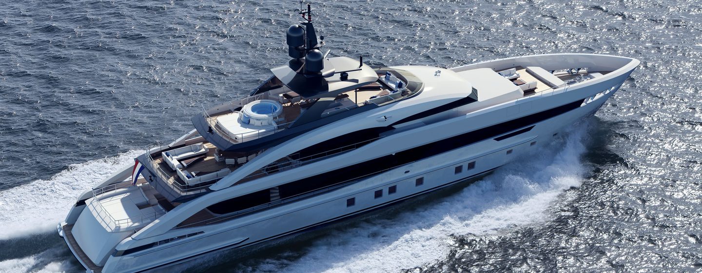 Heesen 50m Aluminium Semi-Displacement Yachts, Example 1