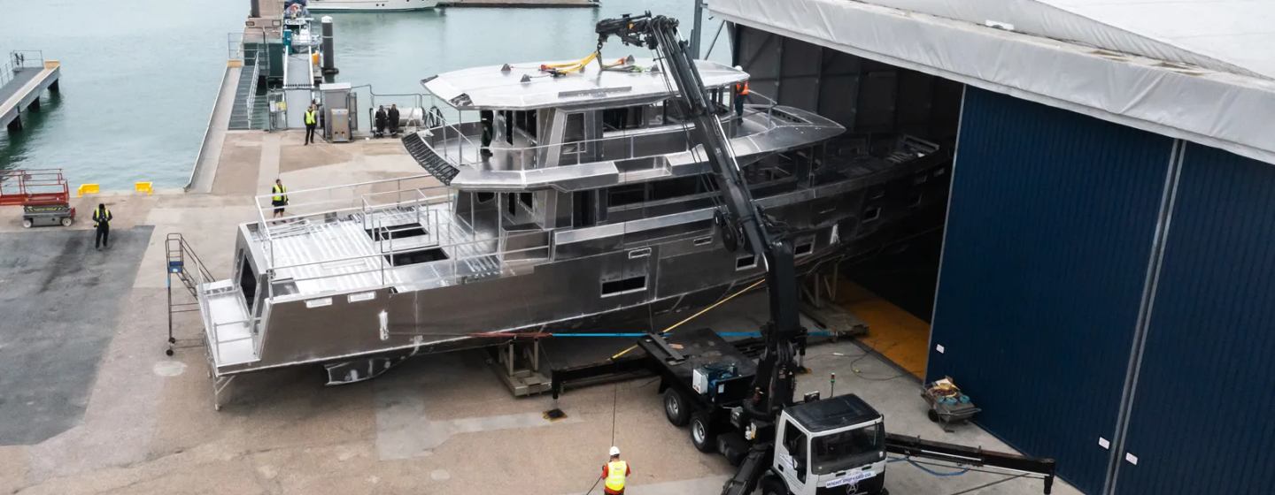 Inaugural Arksen 85 explorer nearly ready for launch  photo 1