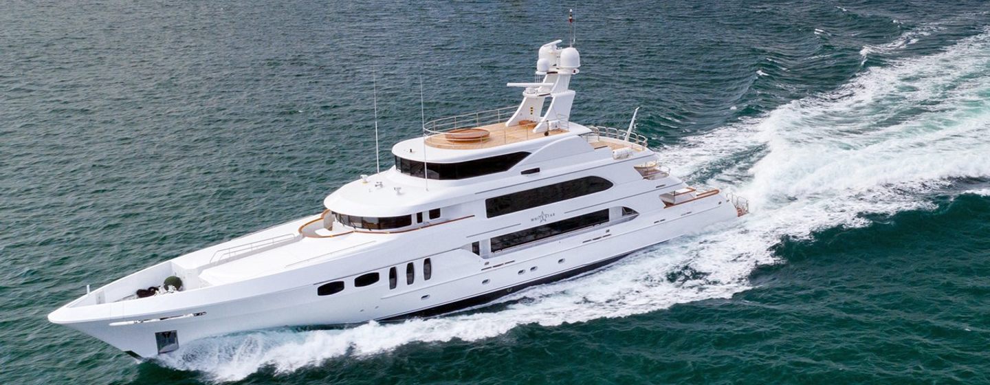 Trinity Yachts superyacht White Star on water