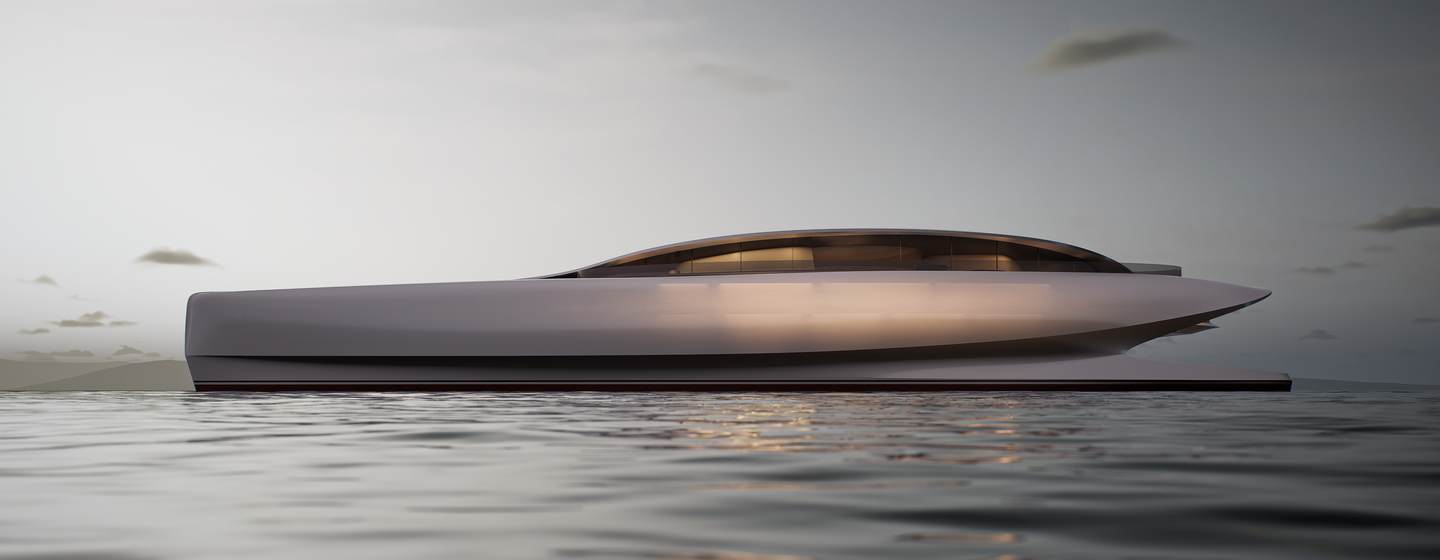 Artists impression of Oceanco's Superyacht Lily