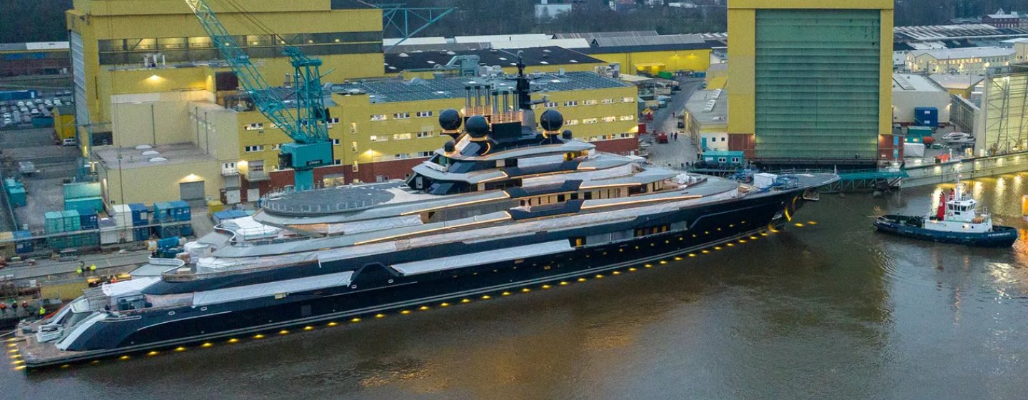 Lurssen Launch one of the World's Biggest Yachts, the 145m superyacht LUMINANCE  photo 1