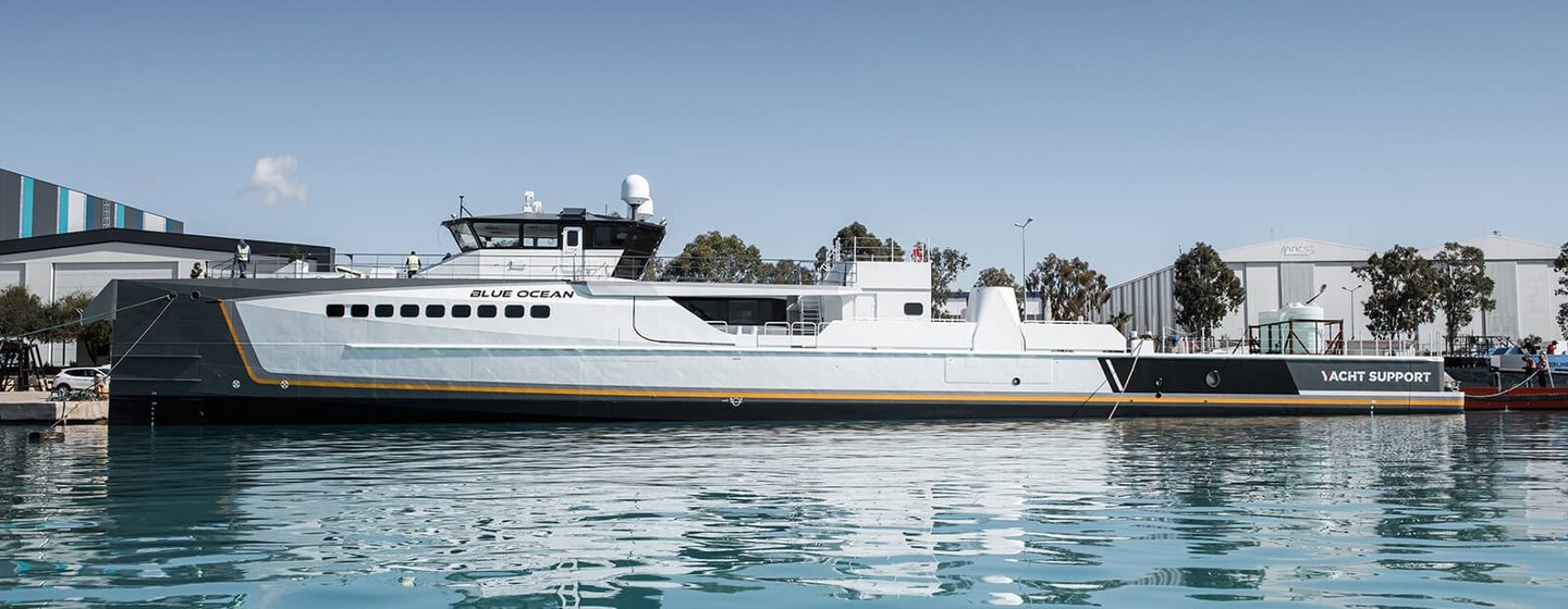 Damen launch 55m support yacht Blue Ocean photo 1