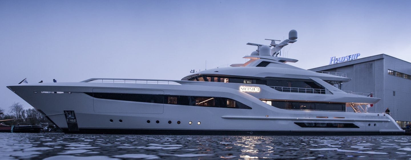 Feadship SOMNIUM on water