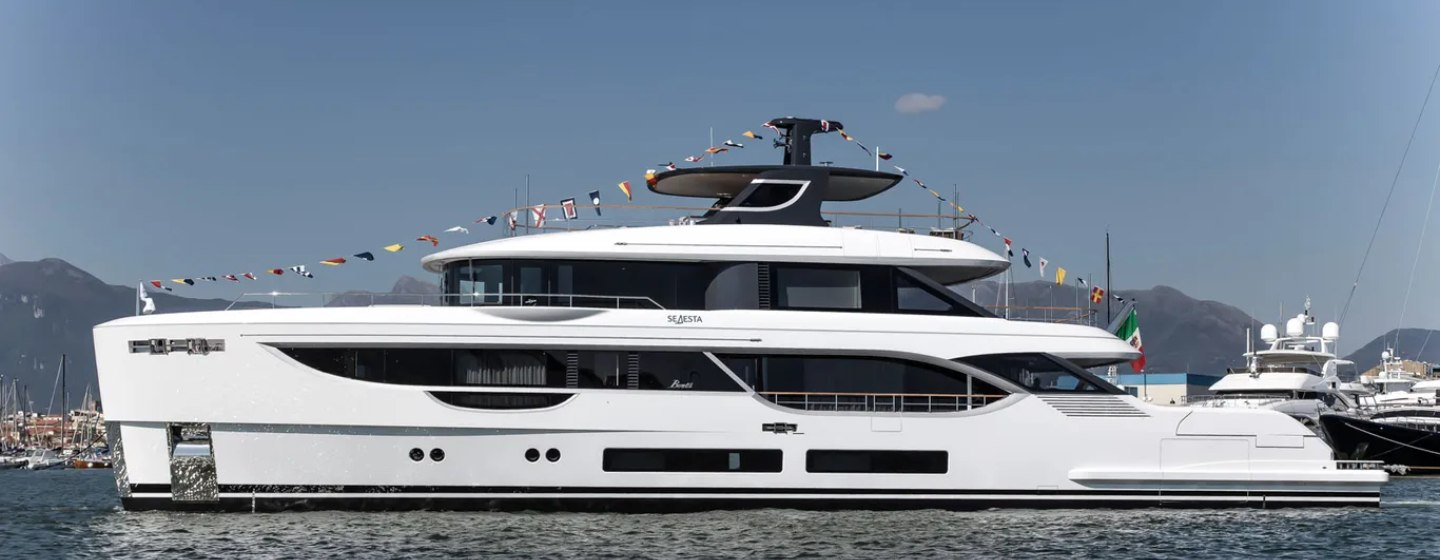 First Benetti Oasis 34M successfully launches in Viareggio  photo 1