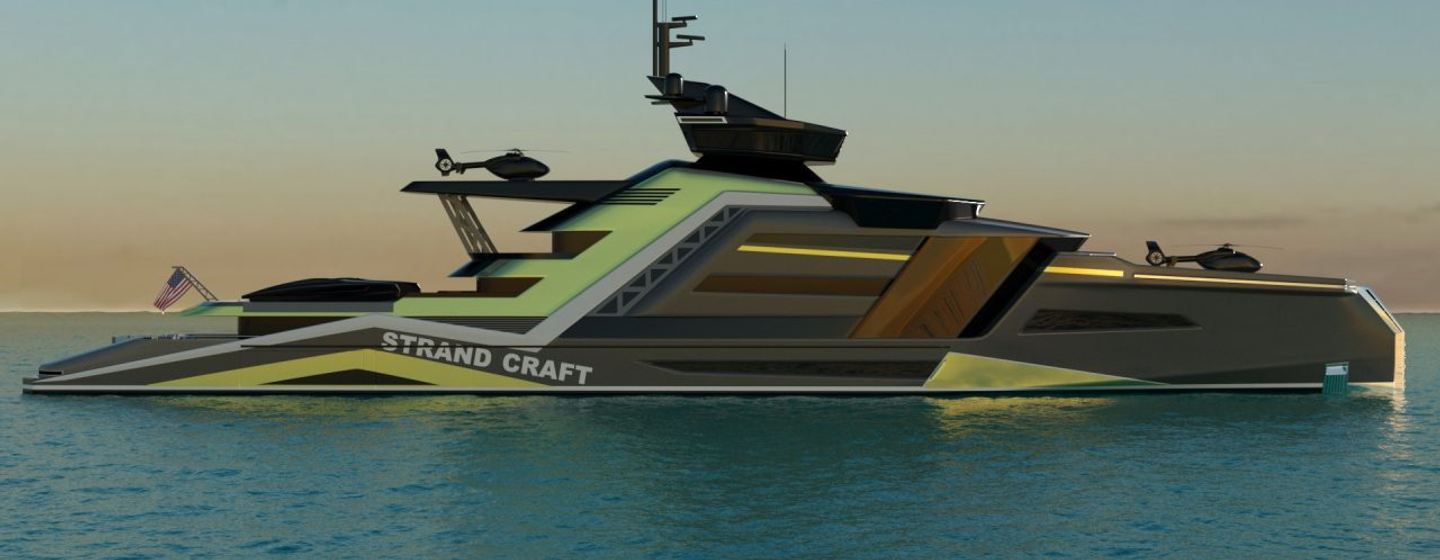 CGI of Explorer yacht concept MIAMI