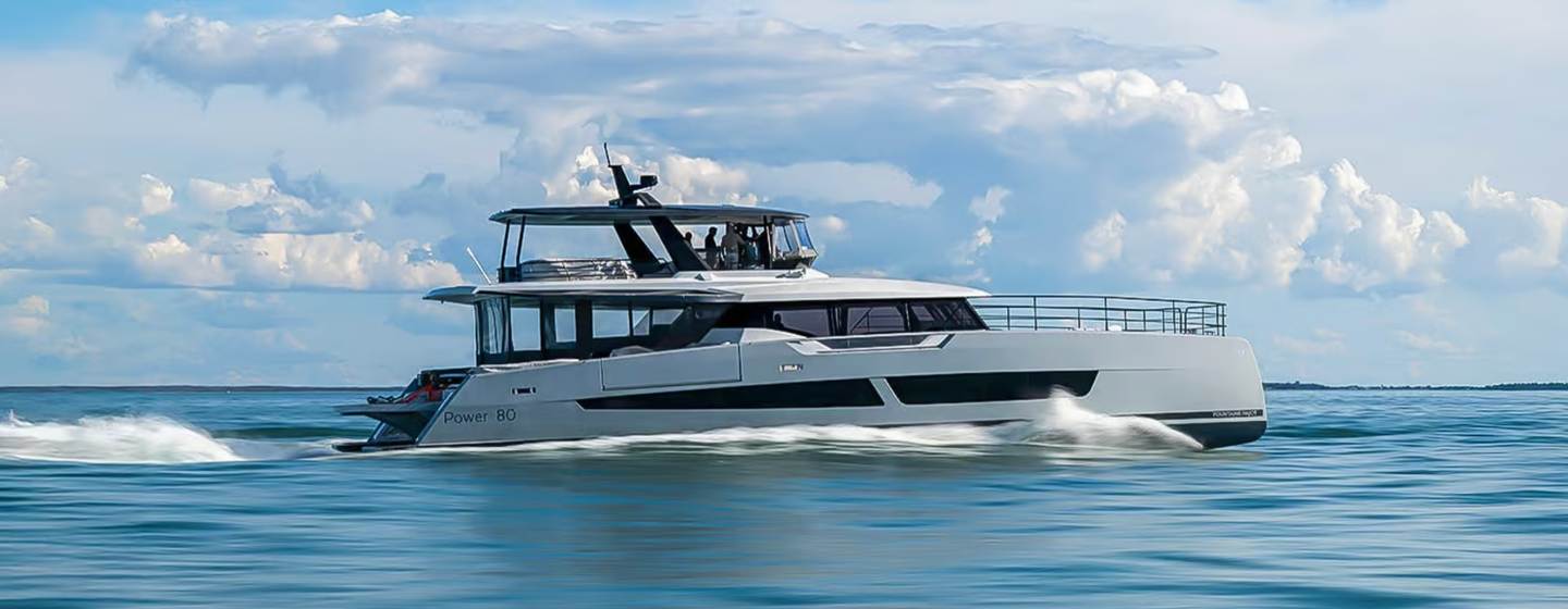 First Fountaine Pajot Power 80 Catamaran Delivered photo 1