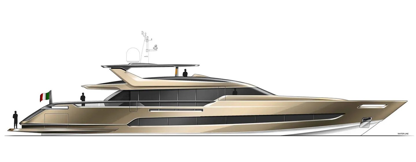 Baglietto Superfast 41 sketch