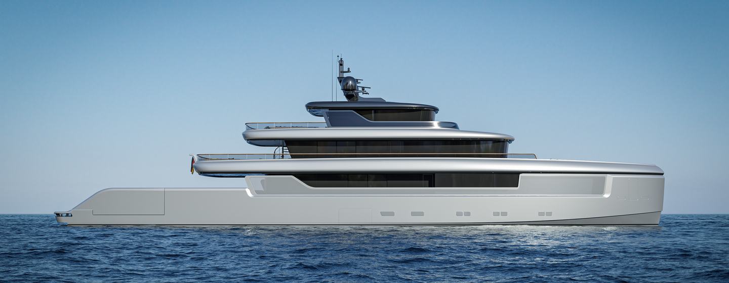 BAZ Yacht Design presents renders of 50m superyacht Project KAI photo 1