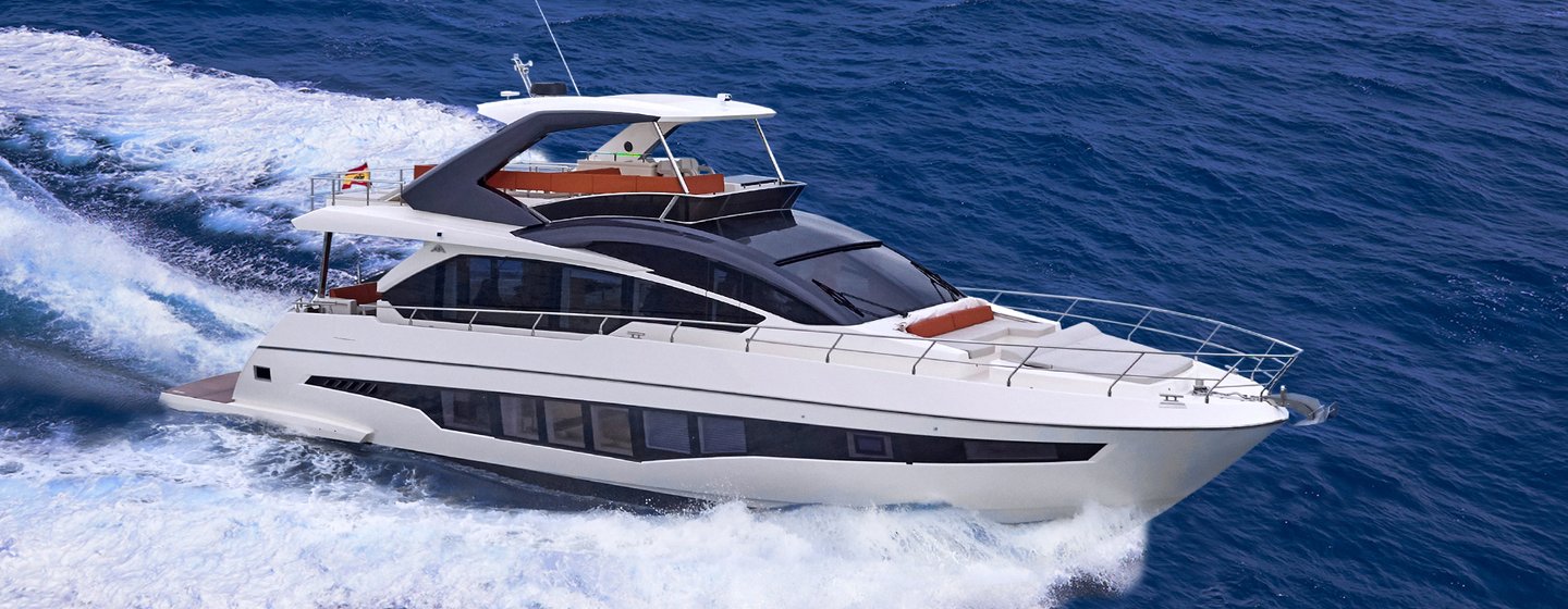 Astondoa 66 Flybridge Yachts (Gen 1, 2017 - 2018), Example 1