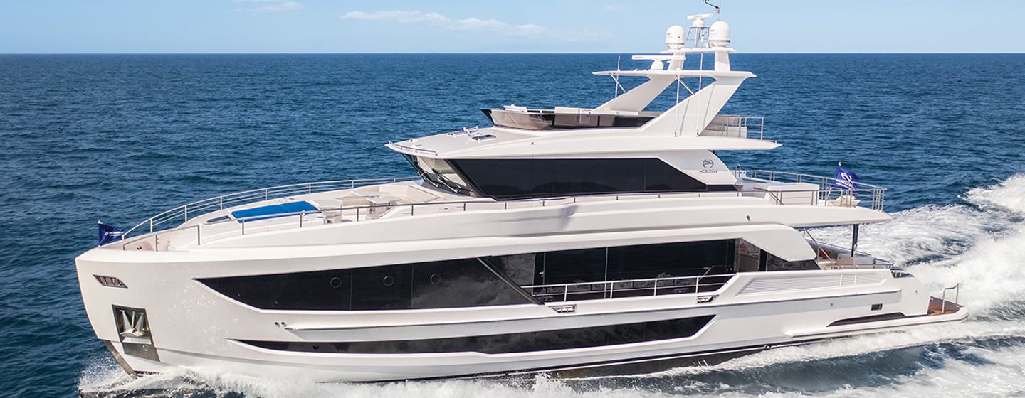 Horizon FD100 Tri-Deck Yachts, Example 1