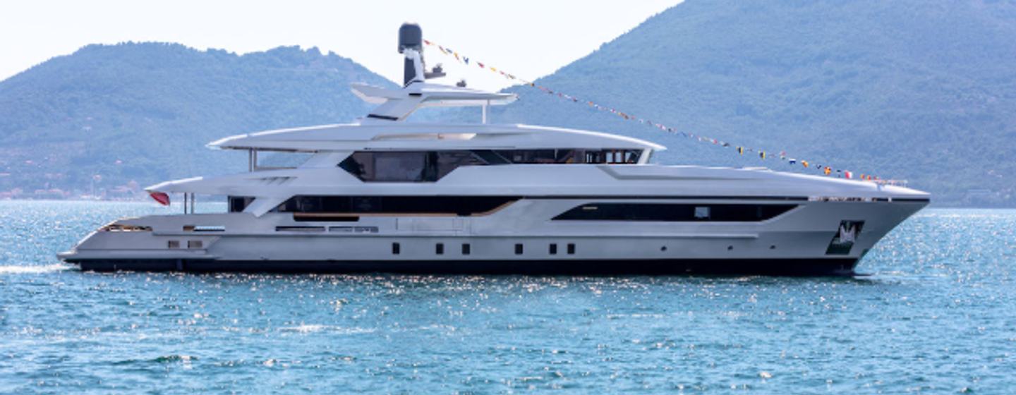 Baglietto launch hull number two of spacious 48m T-Line photo 1