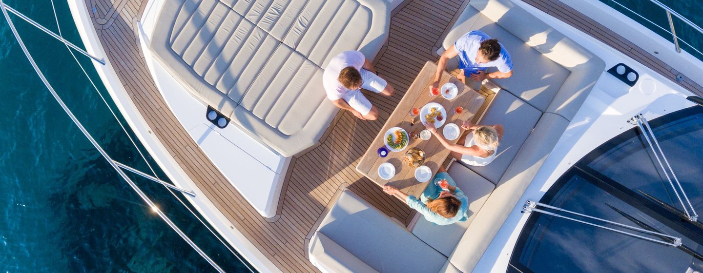 Dining Aboard, Sunseeker Predator 74