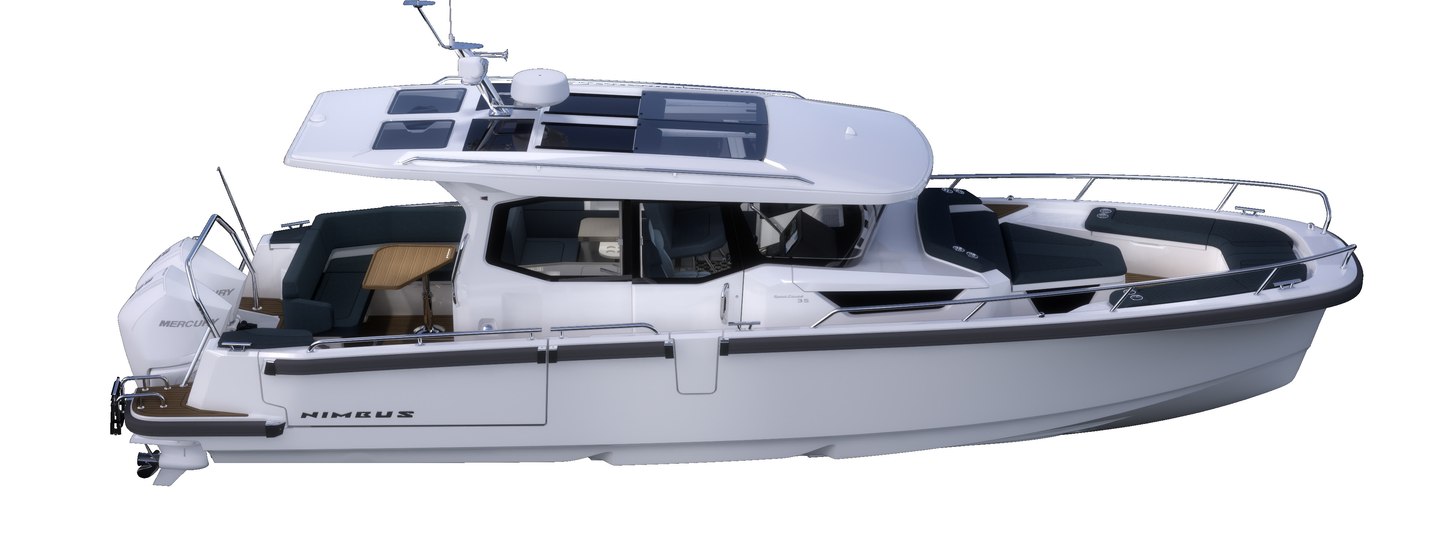 Nimbus Sport Coupé 35 yacht rendering 