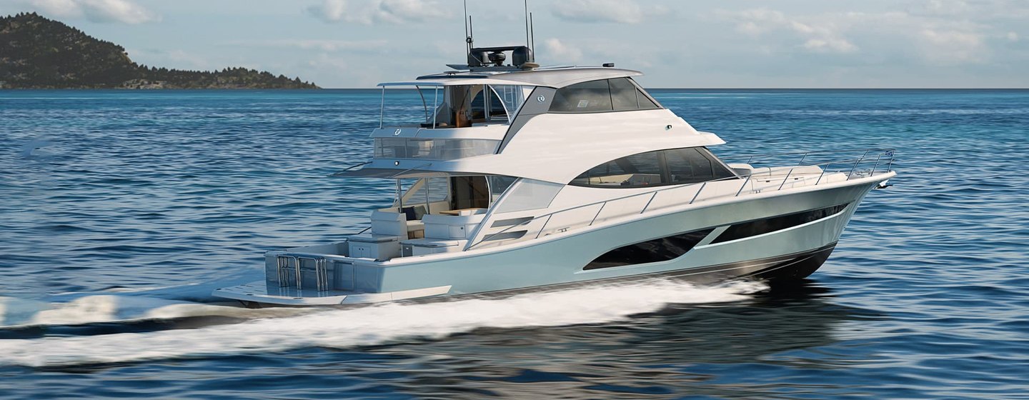 US debut: Riviera 58 sports motor yacht in Miami photo 1