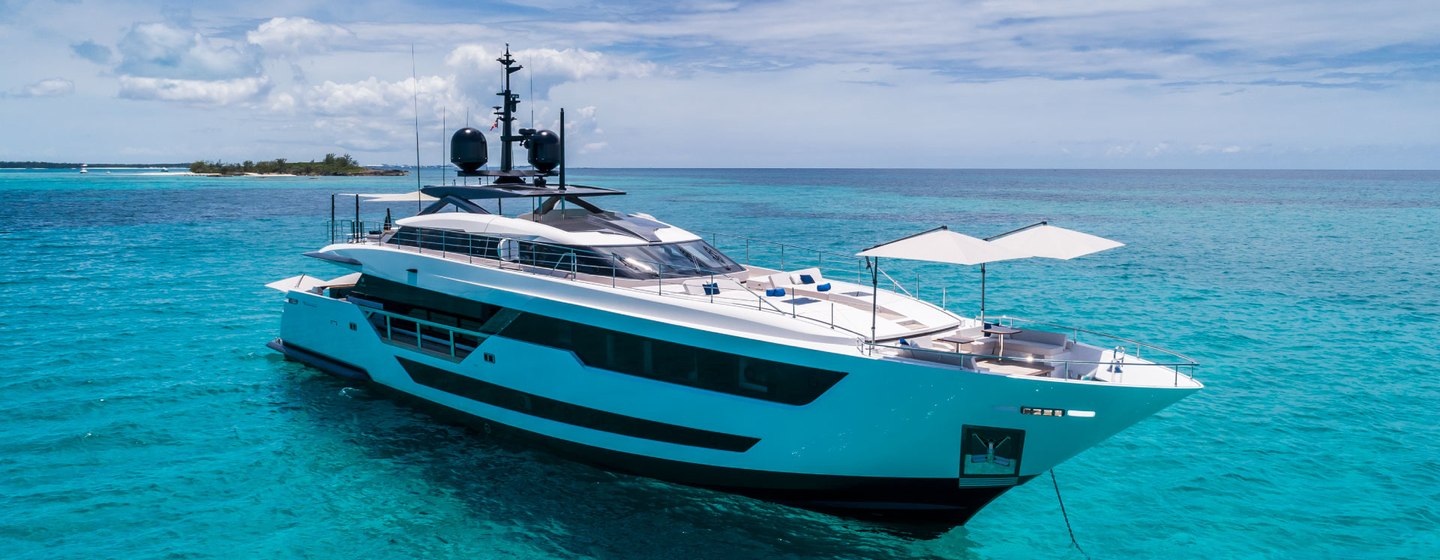 Custom Line Saetta 120' Yachts, Example 1