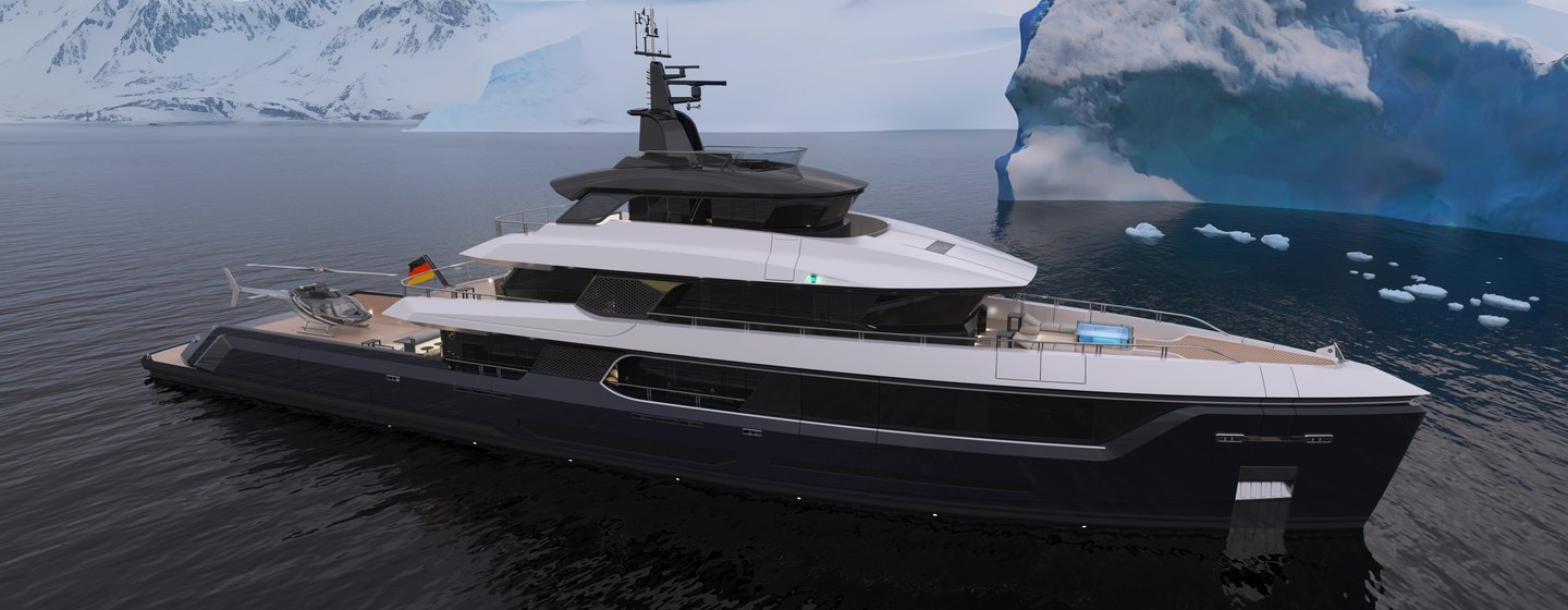 Project B50 explorer yacht unveiled by Drettmann photo 1