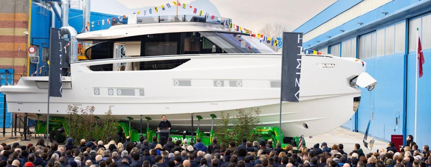 First Azimut Seadeck 9 Launched and Becomes Largest Yacht Ever Built in Avigliana photo 1