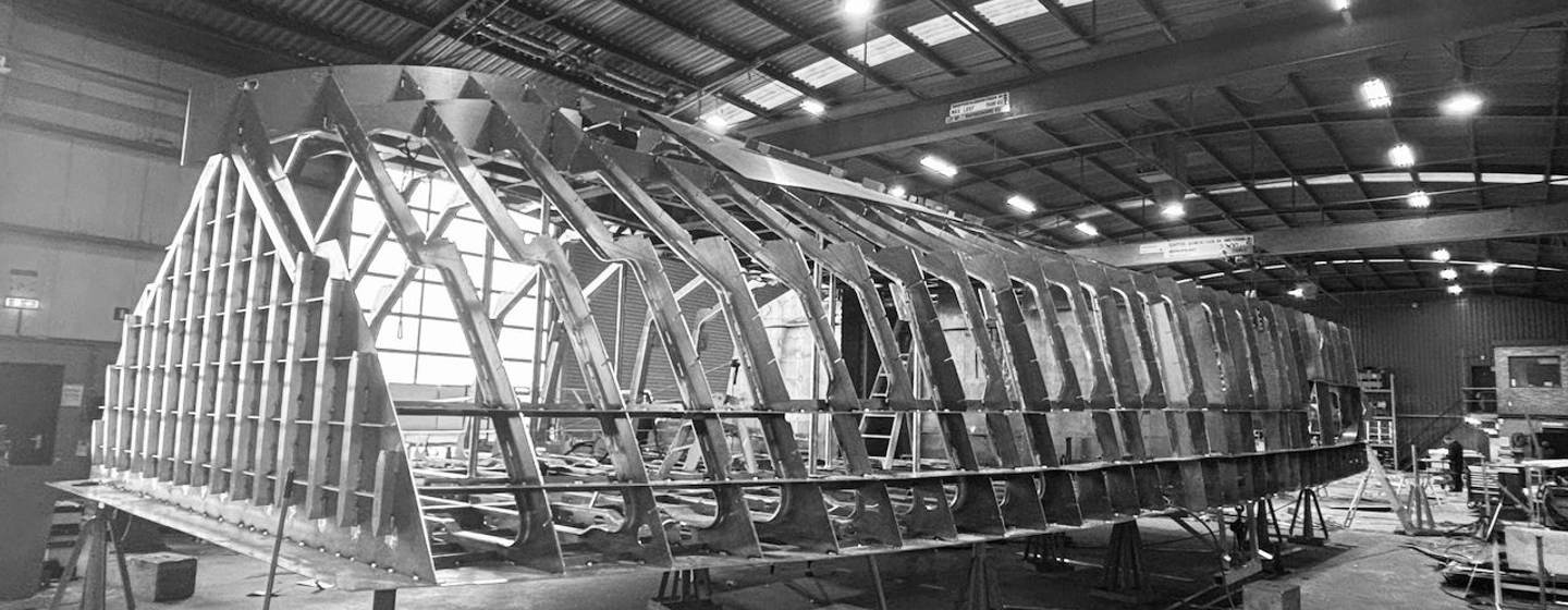 Van der Valk 31m Project Berlin Yacht Progresses with Hull Construction Underway photo 1